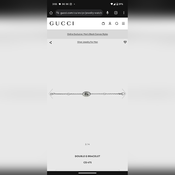 Gucci Double G Rope Bracelet - Picture 7 of 7